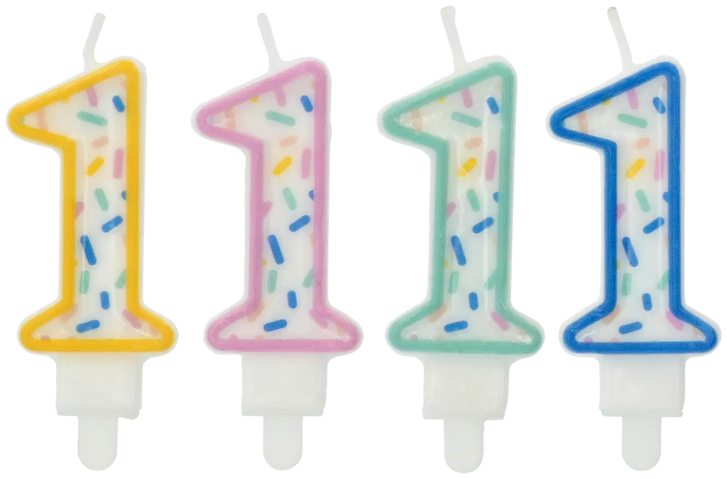 Numerokynttilä 1 pilkullinen