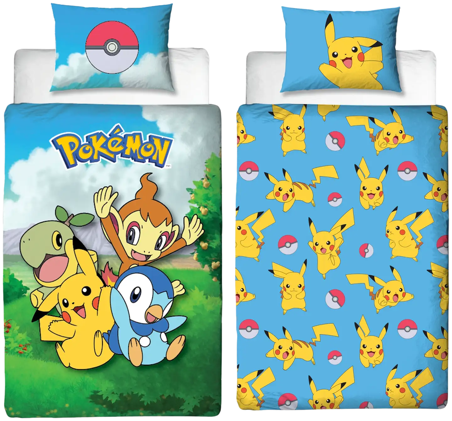 Pokemon lasten pussilakanasetti 150x210+50x60 cm monivärinen - 3
