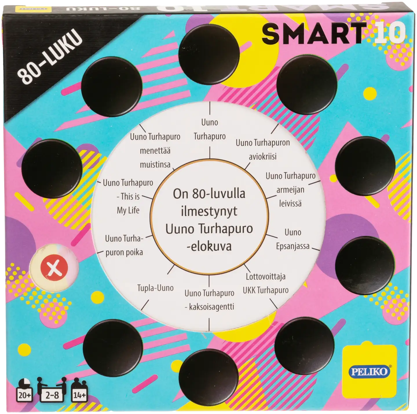 Peliko Smart10 tietopeli kysymykset 80-luku - 2