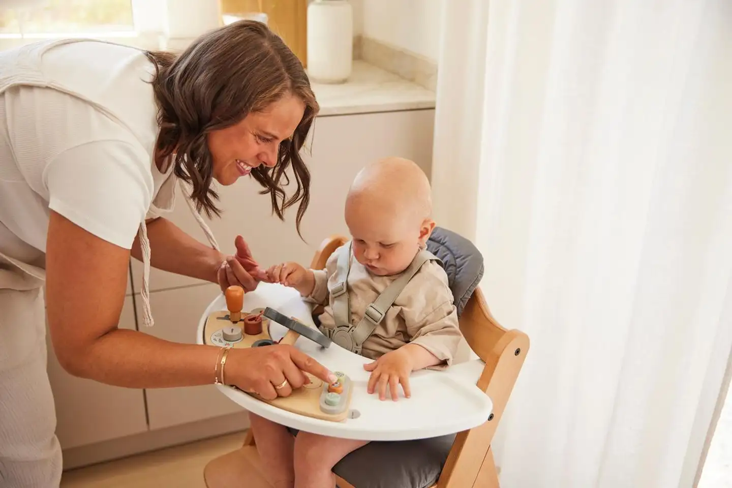 Hauck istuinpehmuste syöttötuoliin Highchair tummanharmaa - 23