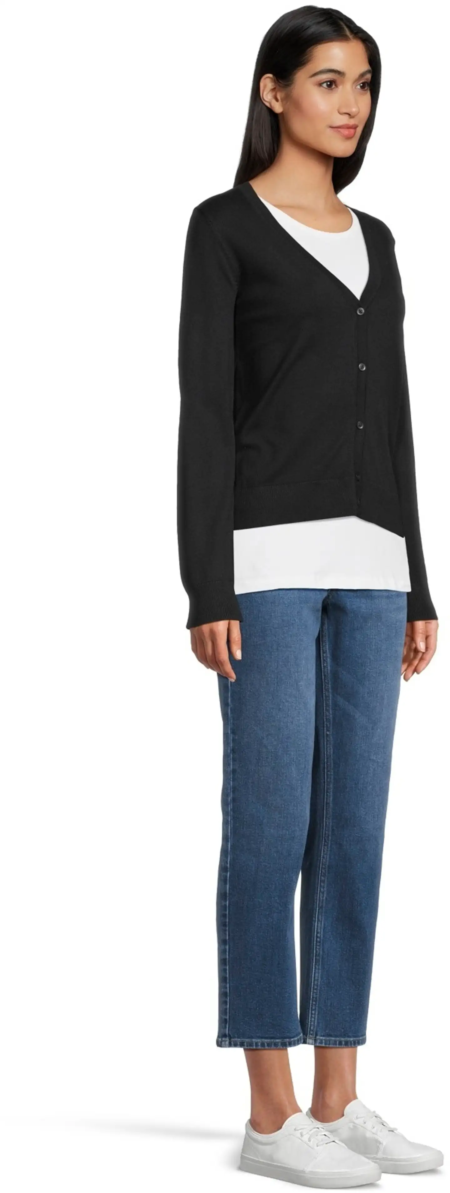 House naisten neuletakki P191483 - Jet Black - 4