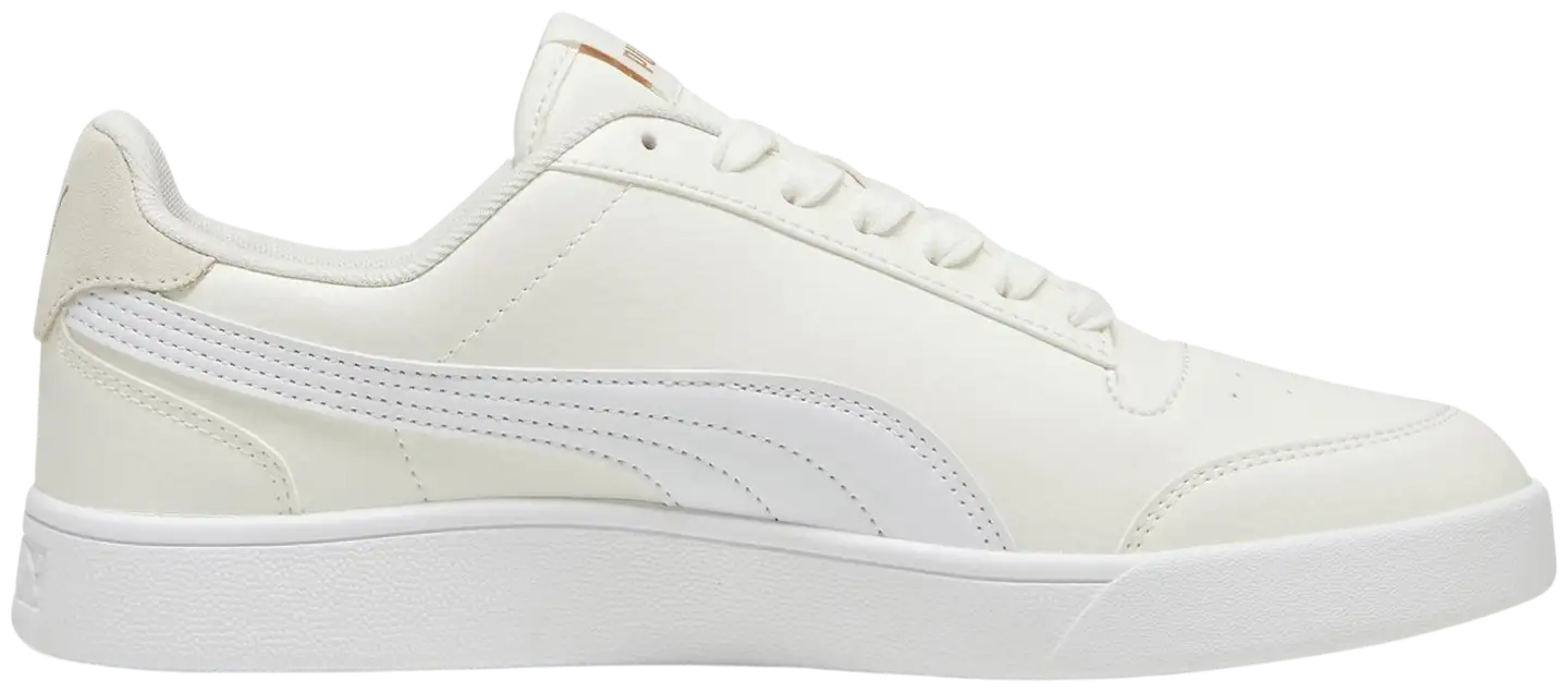 Puma naisten vapaa-ajan jalkine Suffle - Warm White-White-PUMA Gold - 5