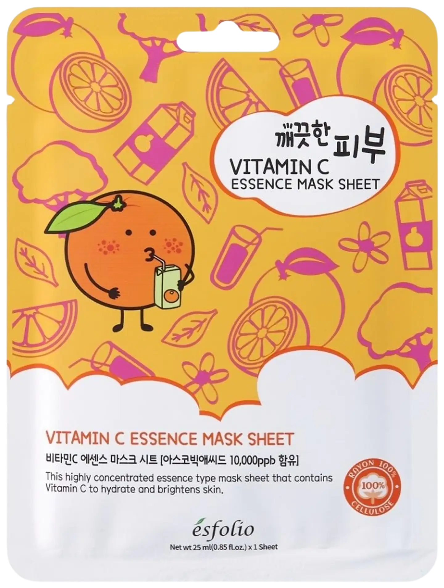 Esfolio Pure skin Vitamin C kangasnaamio