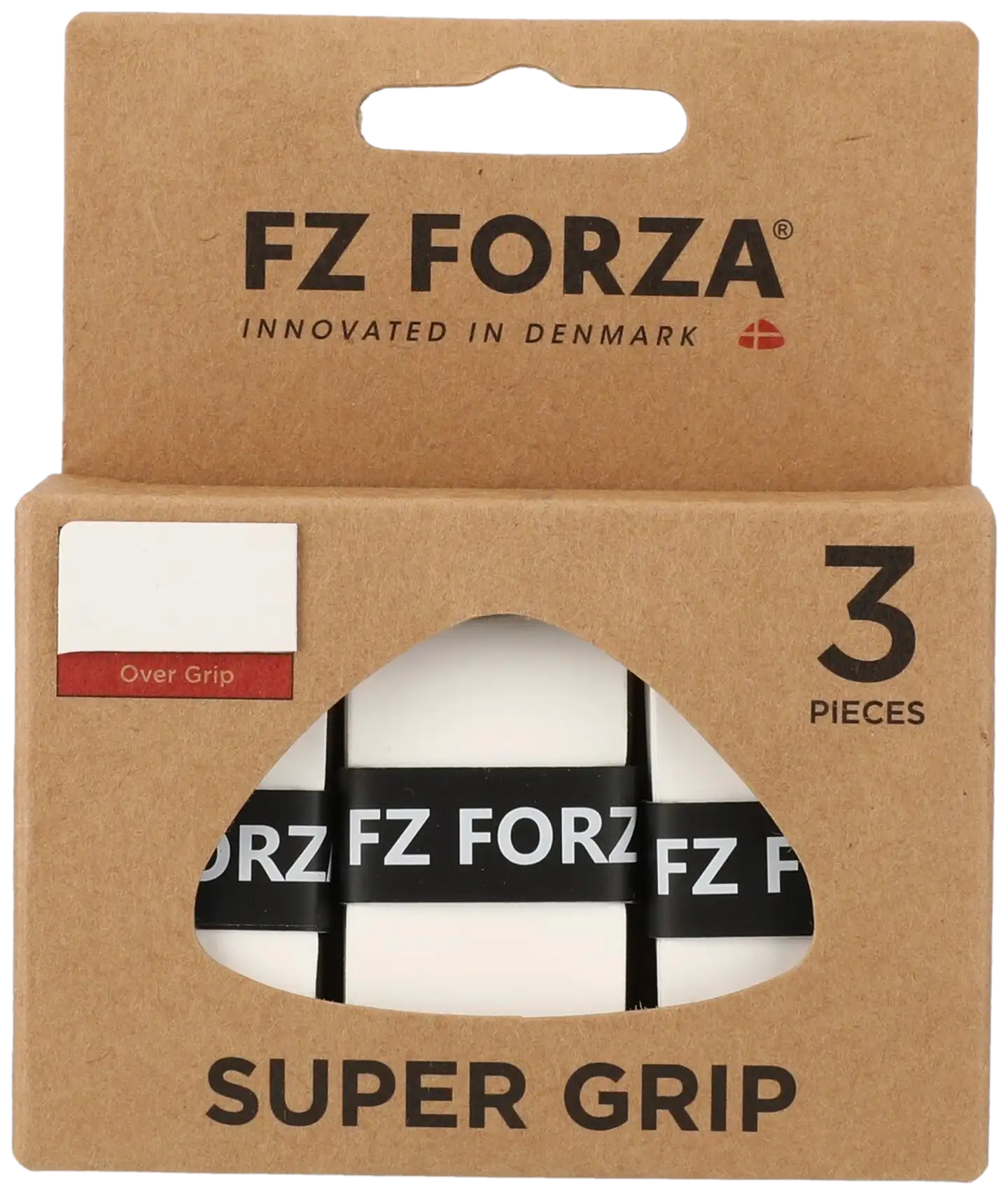 FZ Forza Super Grip 3kpl (overgrip, valkoinen) - 1