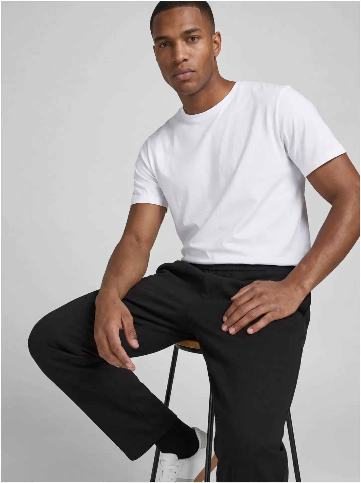 JJ Rebel miesten collegehousut Jrebkenni - Black - 3