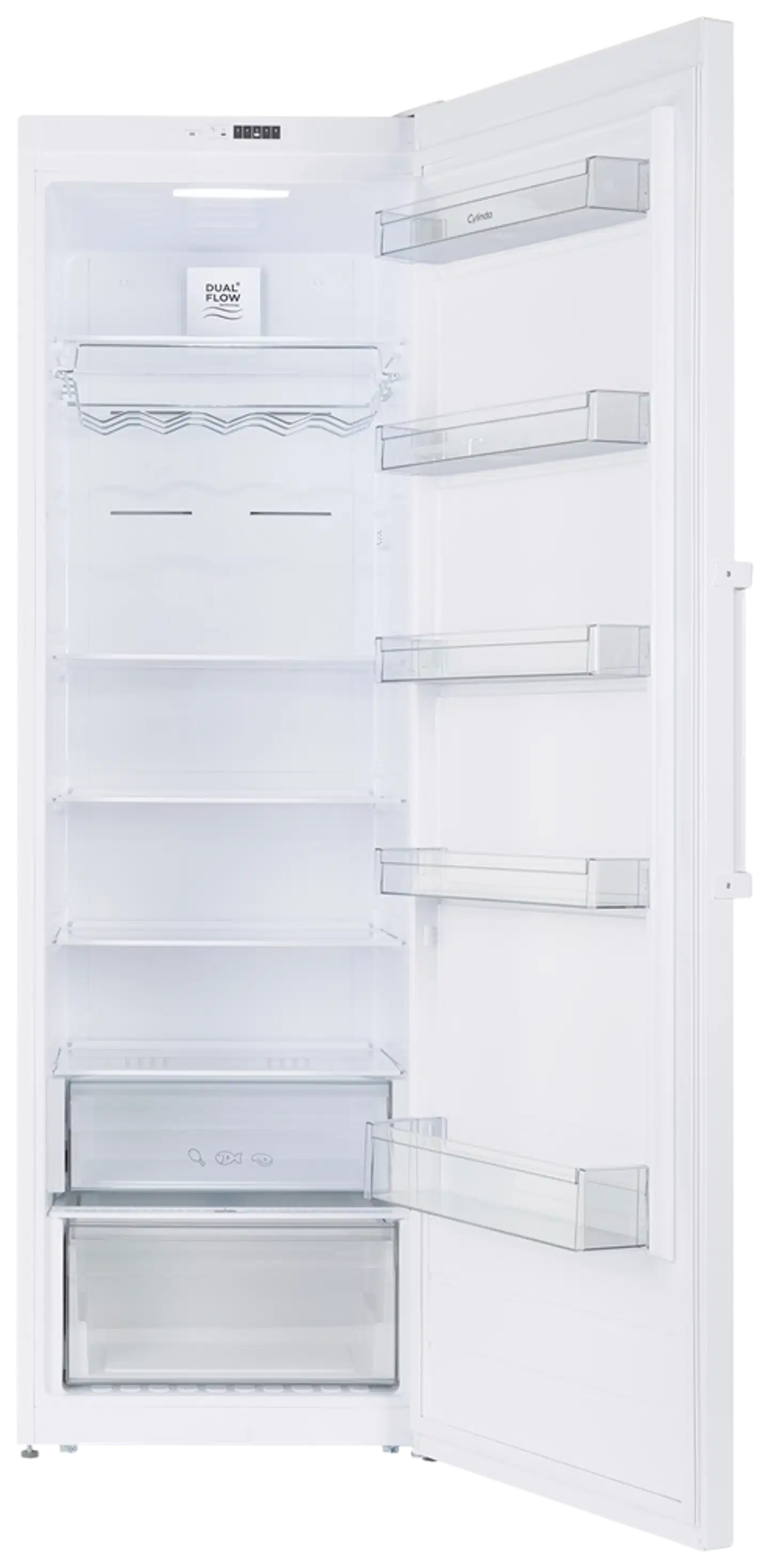 Cylinda jääkaappi K2385HE, leveys 60 cm, korkeus 186 cm, valkoinen - 2