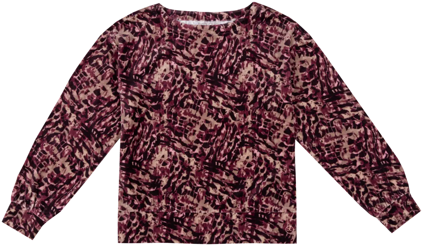 Danskin naisten velourpusero DCA25015 - AOP - 1