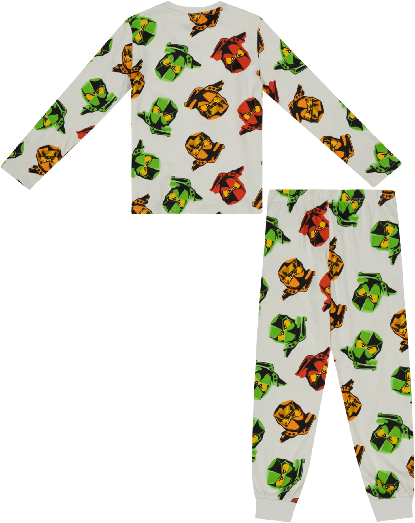 LEGO lasten pyjama Ninjago NW04 - Grey Melange AOP - 2