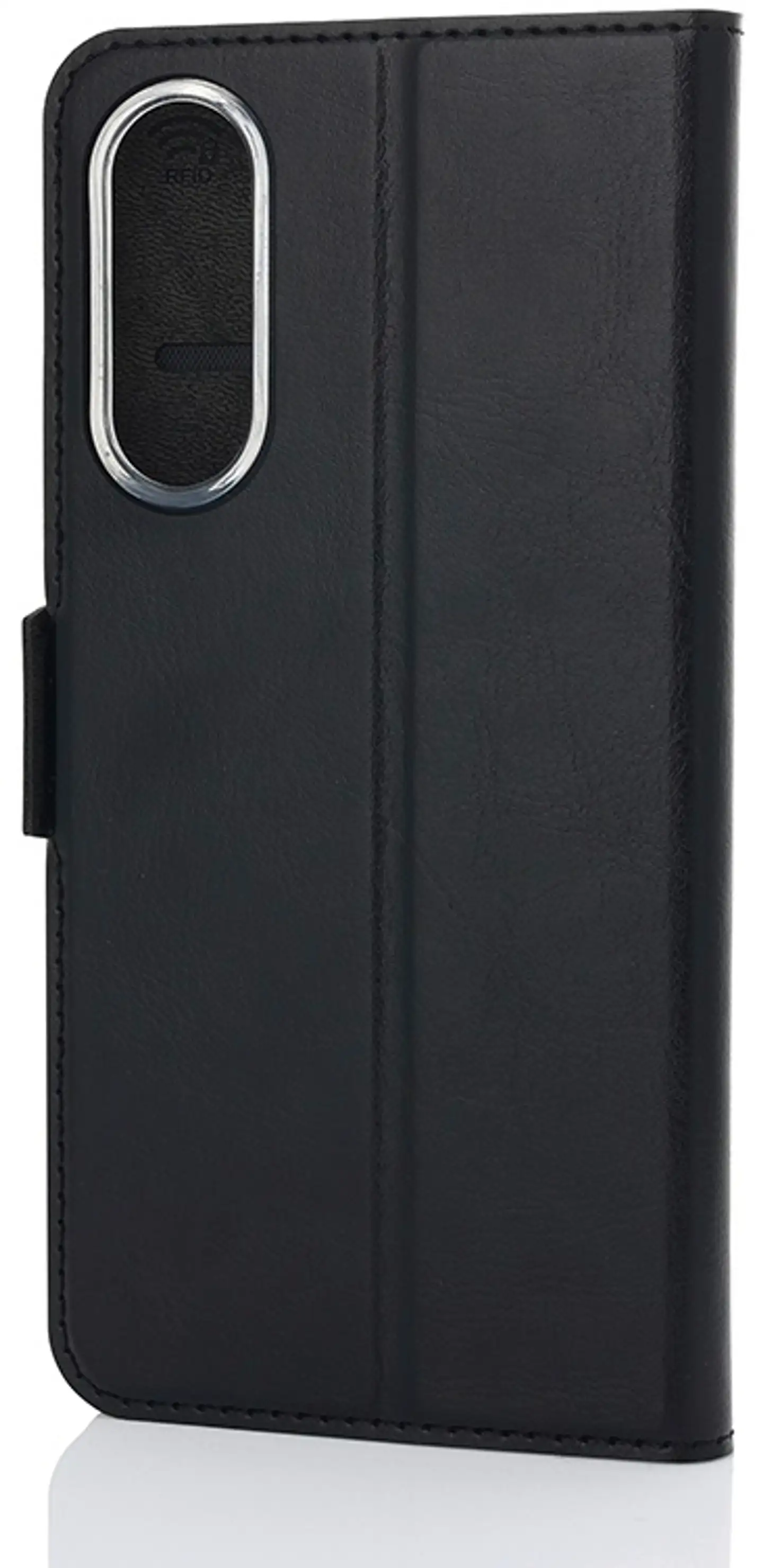 Wave Book Case, Samsung Galaxy S25 Edge 5G, Musta - 2