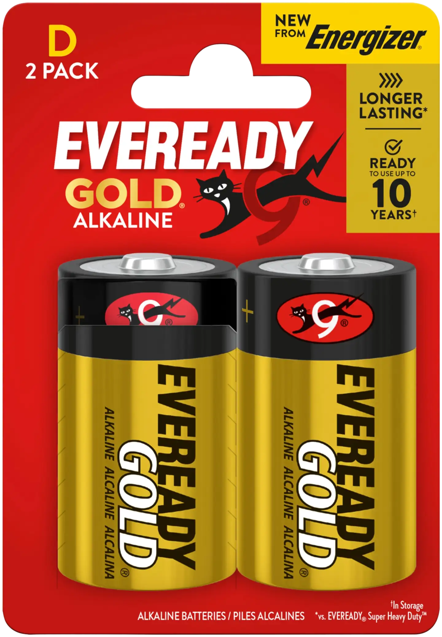 Eveready paristo Gold D paristo 2 kpl