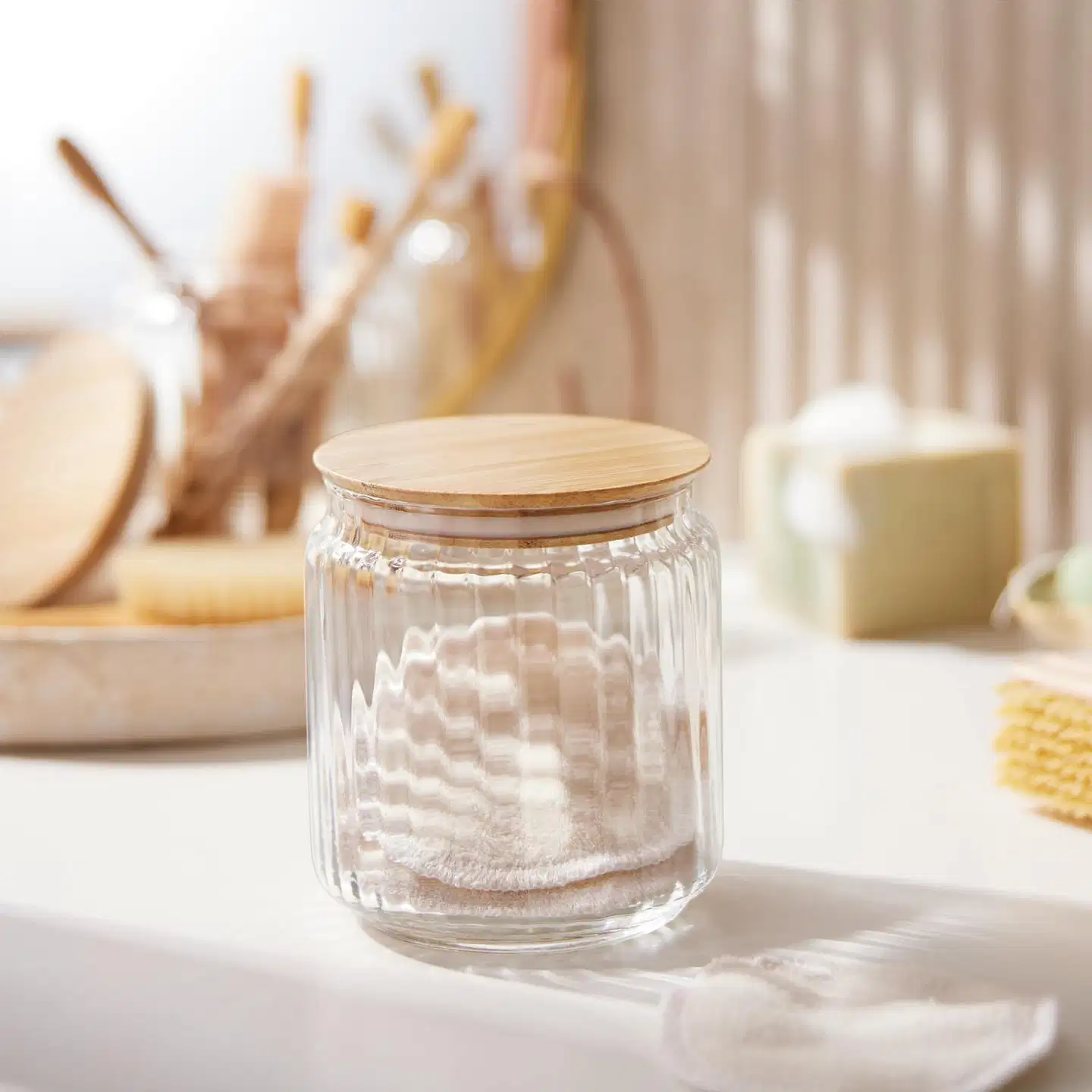 Luminarc lasipurkki Nova puukansi 0,75 l - 2