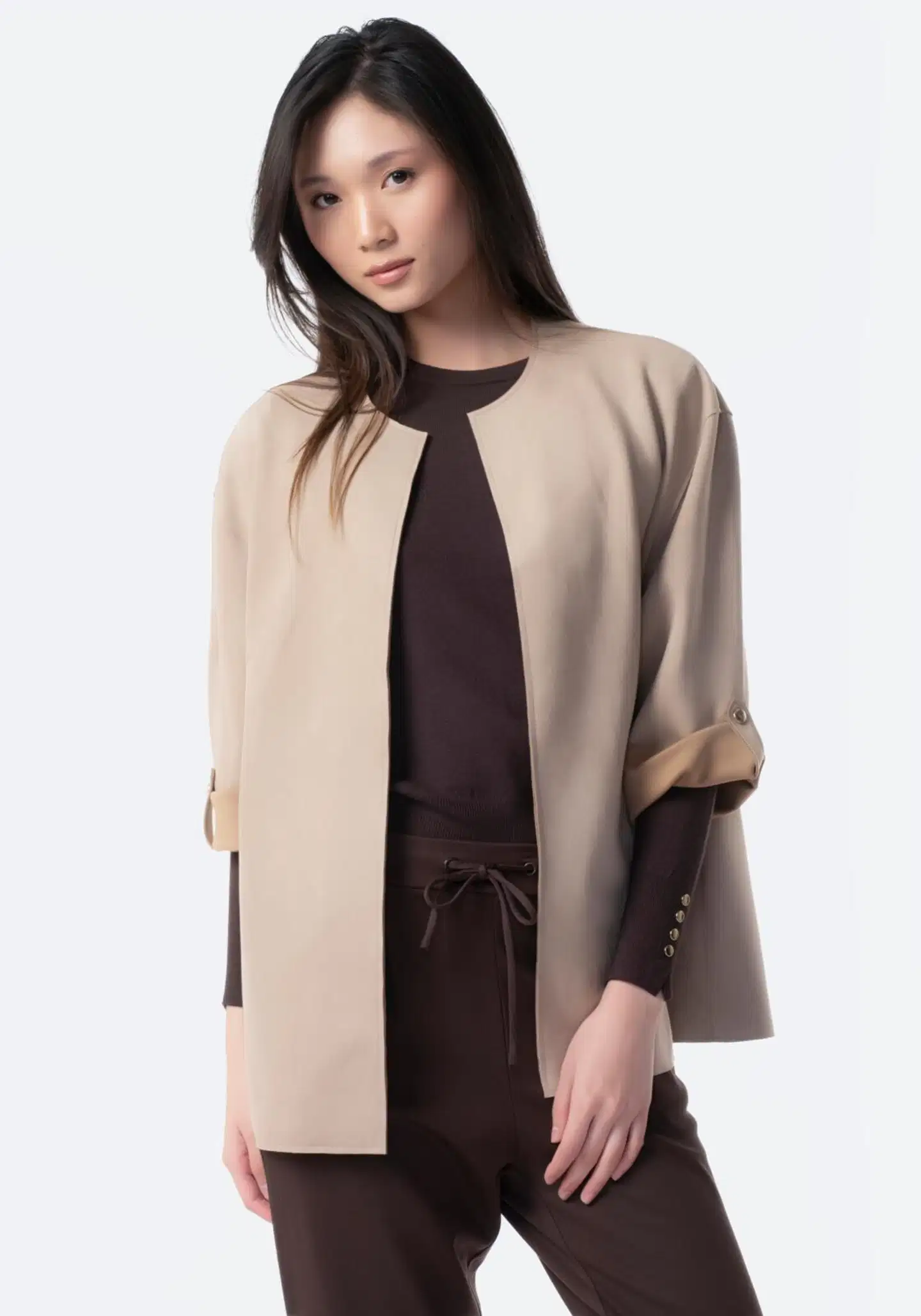 TEX naisten jakku I1286230 - CAMEL - 1