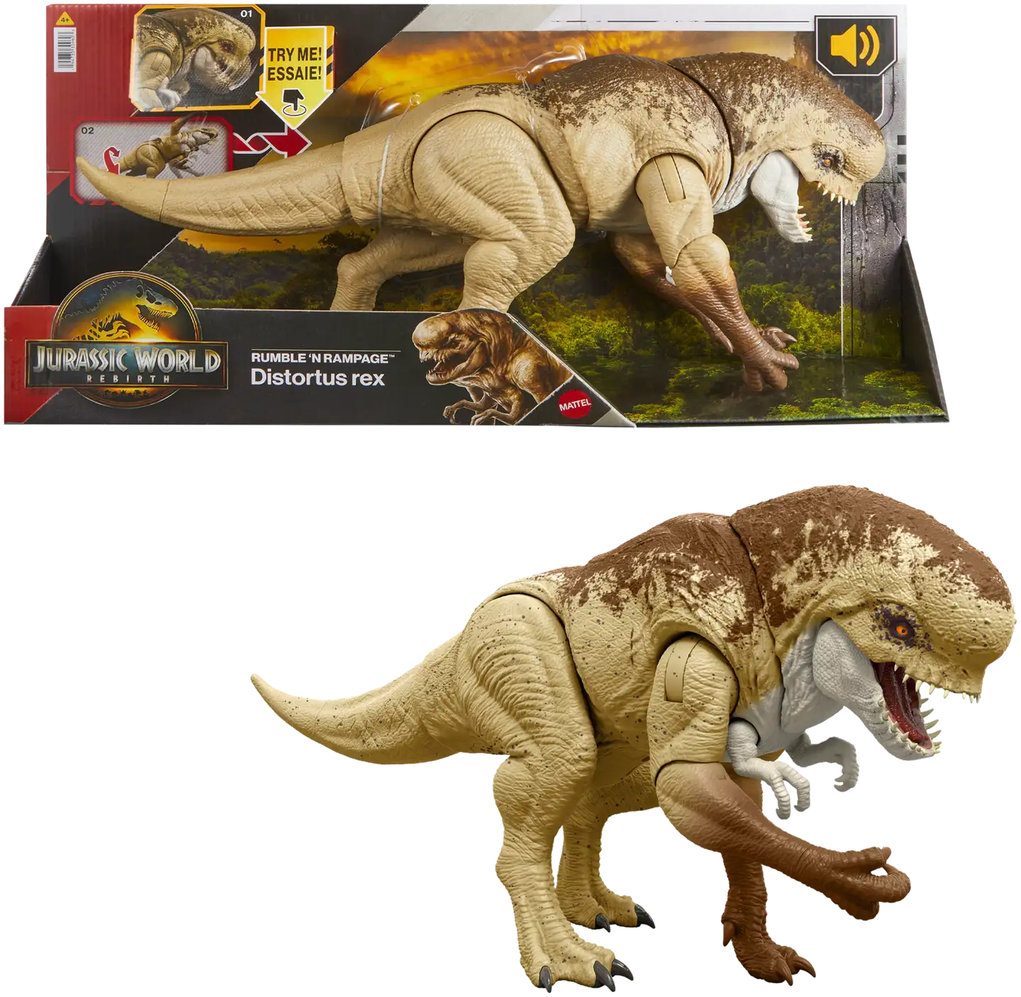 Jurassic World Rebirth Villain -Dinosaurus Äänillä - 1