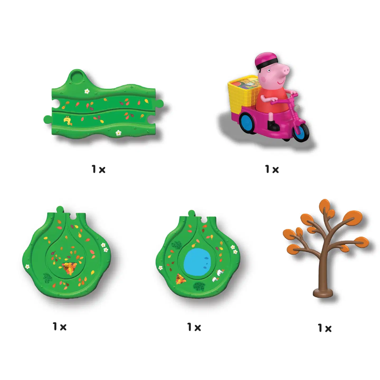 Peppa Whizz Around Riding In The Leaves Playset - 6