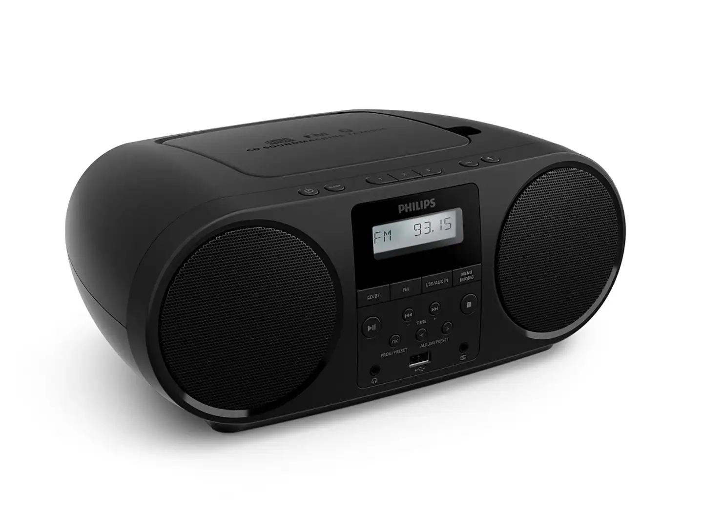 Philips kannettava CD-radio TAZ5000/10 musta - 2