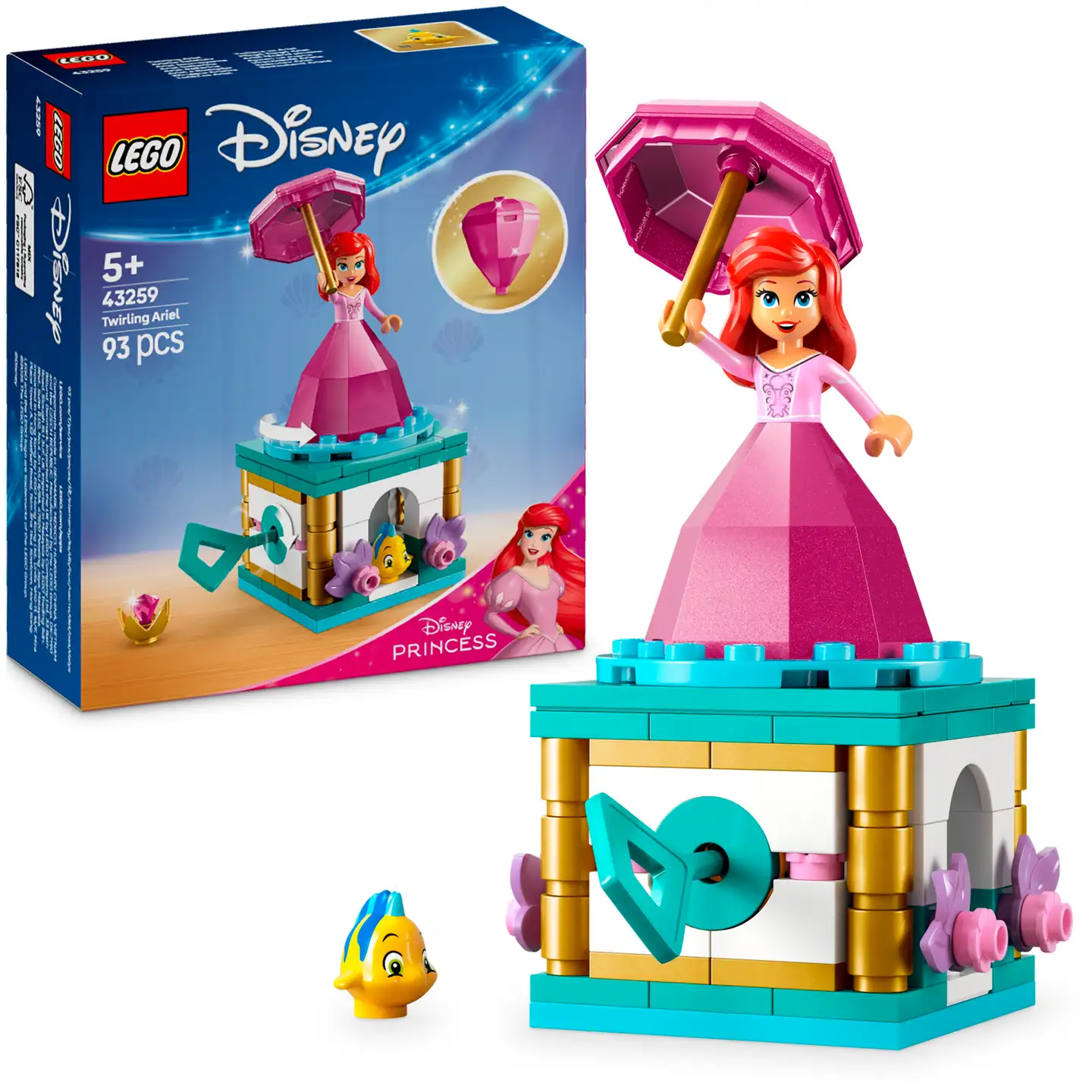 LEGO® Disney Princess 43259 Pyörähtelevä Ariel - 1