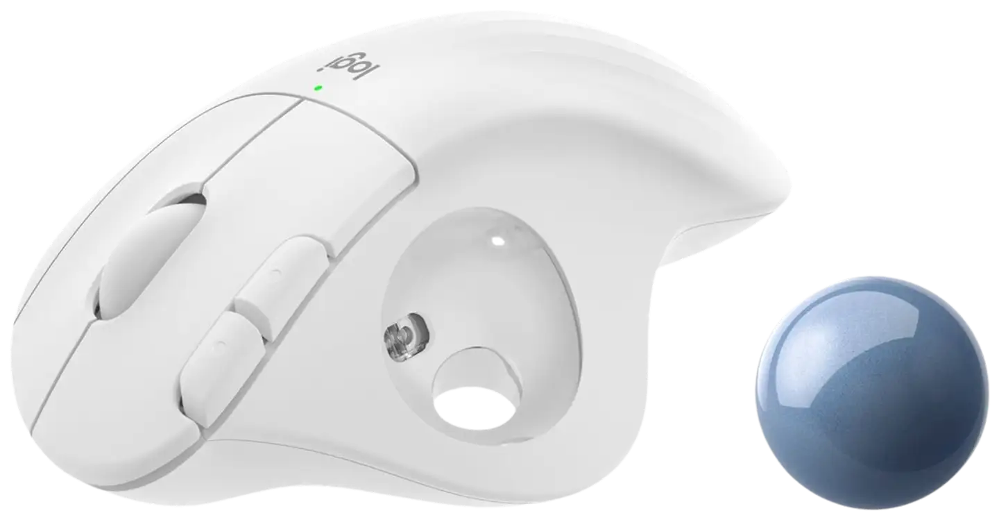 Logitech hiiri Ergo M575 valkoinen - 2