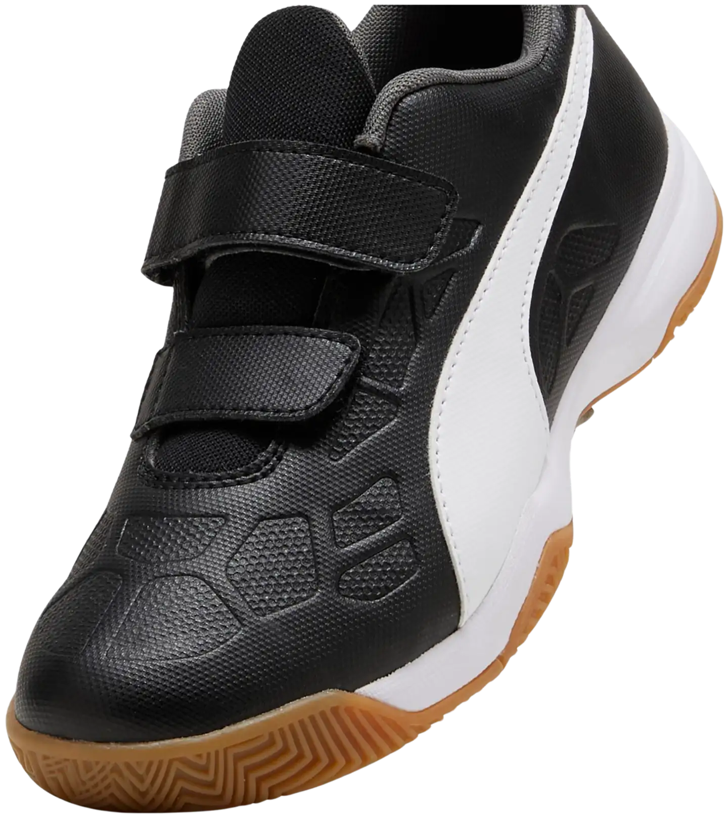 Puma lasten sisäpelikengät Tenaz V Jr - Puma Black-Puma White-IronGate - 6