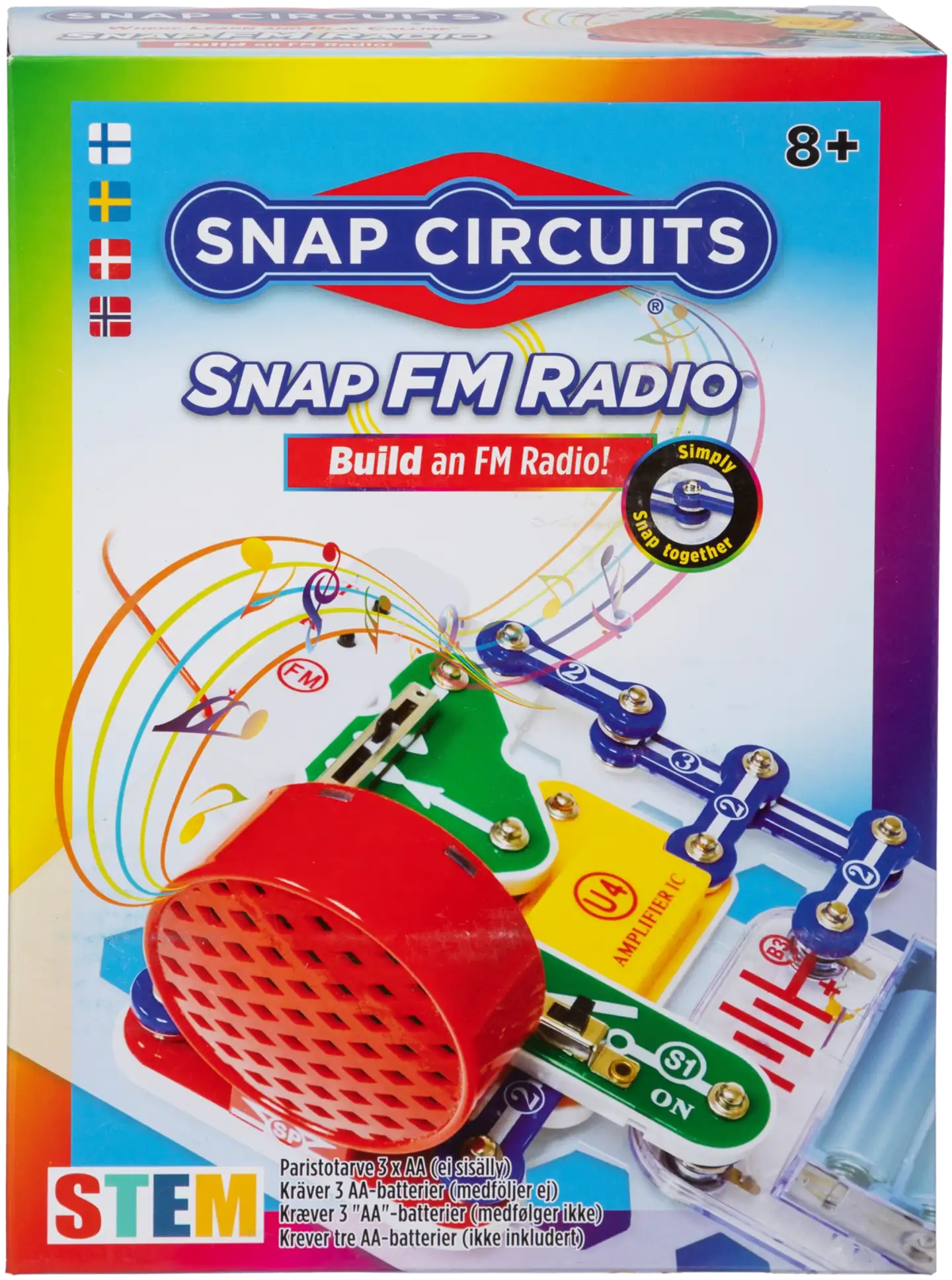 Snap Circuits elektroninen rakennussarja FM Radio - 2