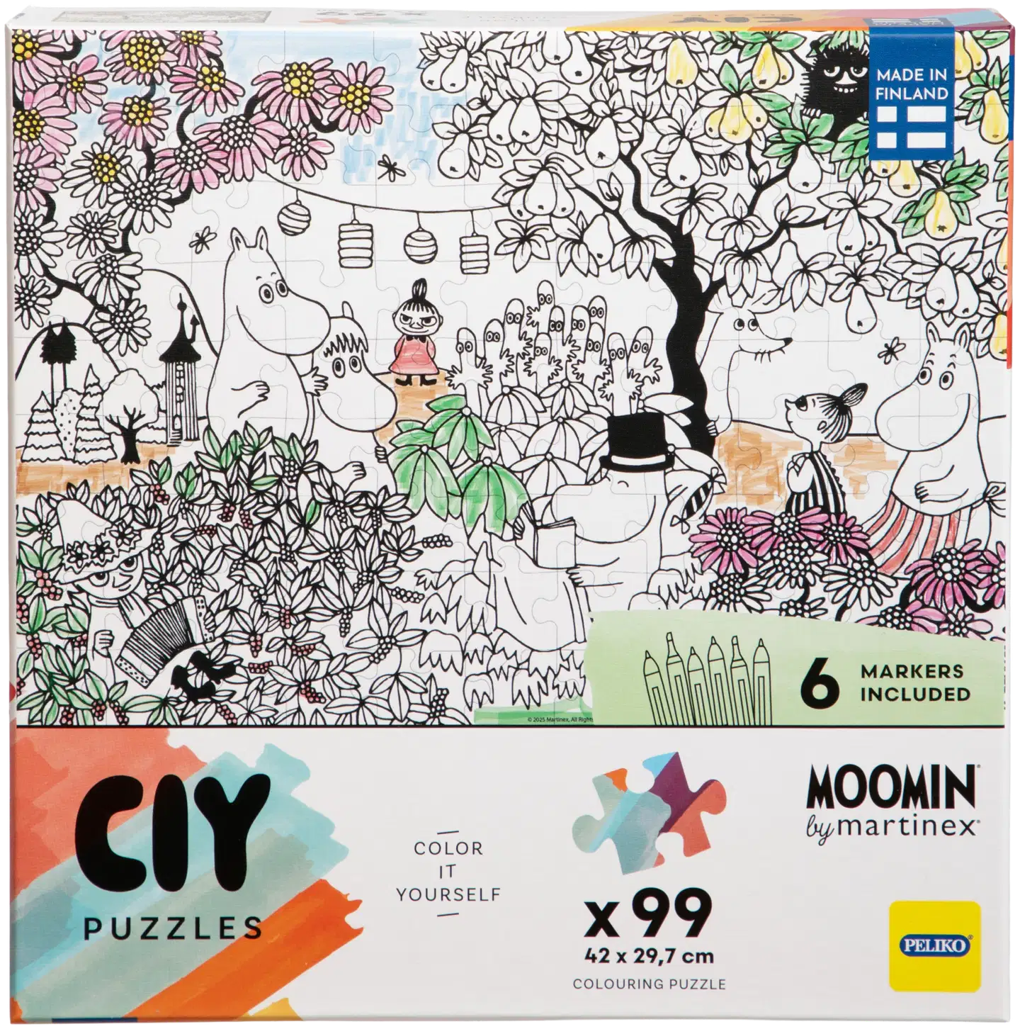 Peliko Muumi palapeli CIY 99 palaa tussit - 3