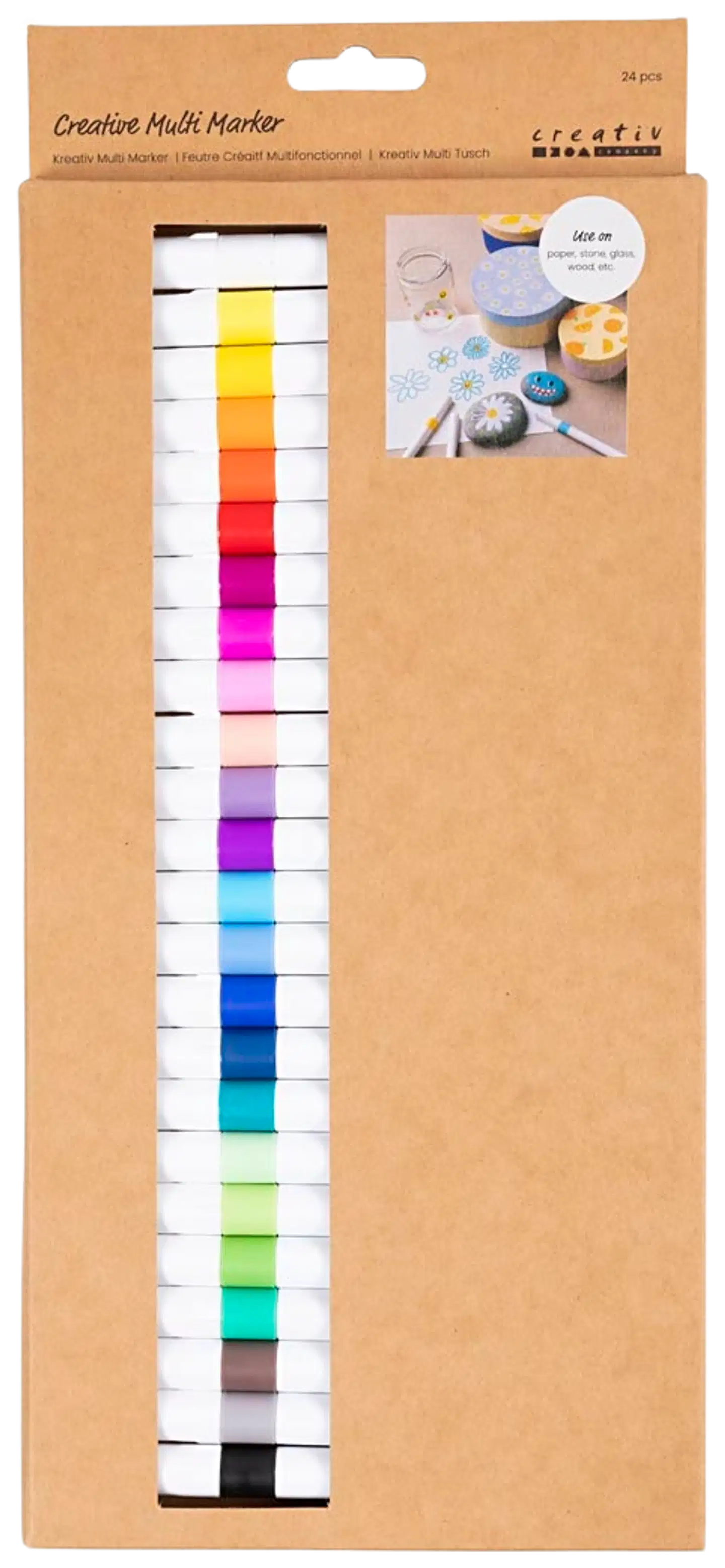 Creativ Company creative multi marker -tussi 24 väriä - 2
