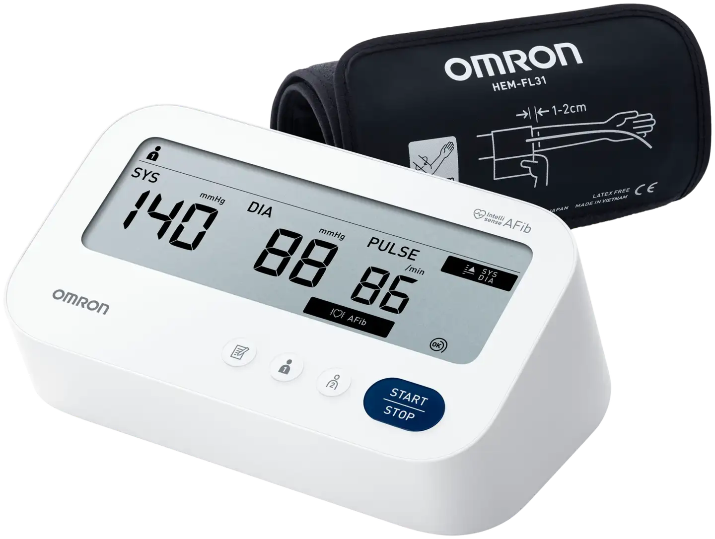 Omron verenpainemittari M3 Comfort Afib - 1