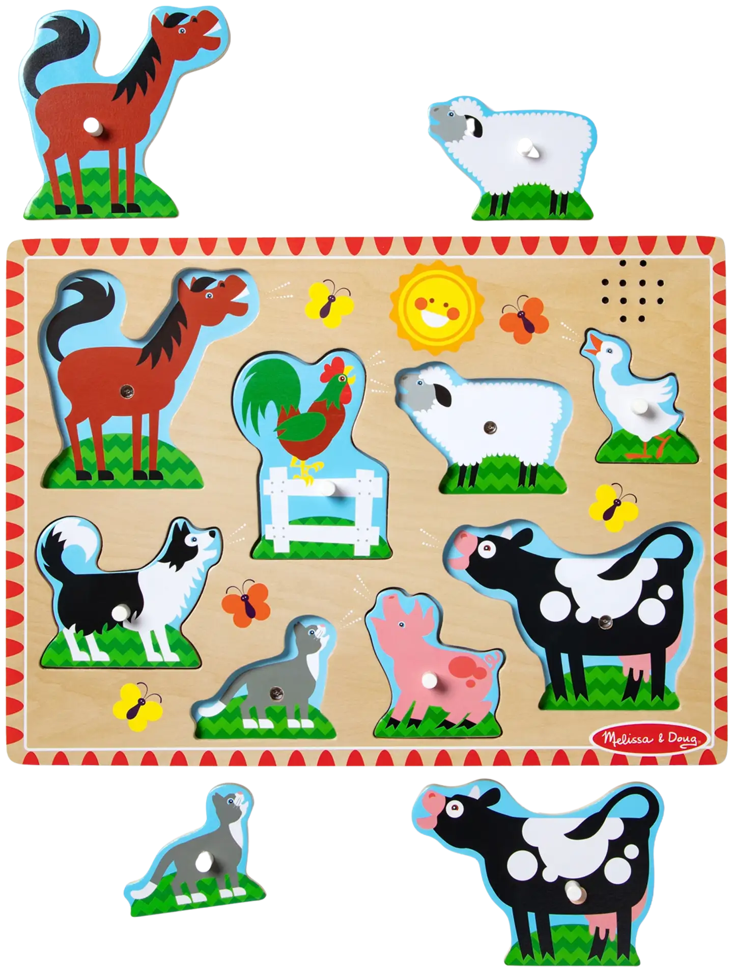 Melissa & doug Äänipalapeli Maatilan eläimet - 2