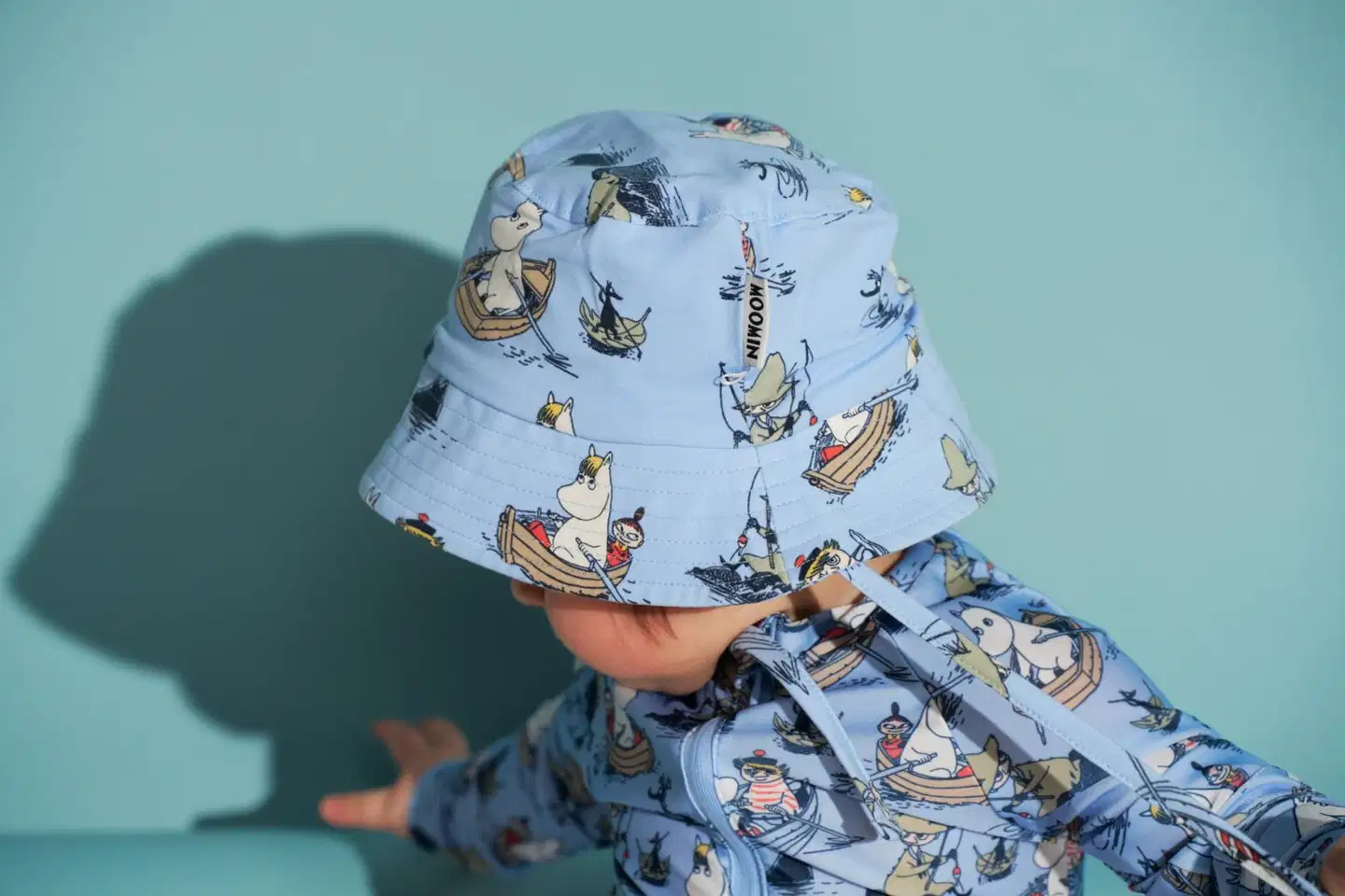 Muumi vauvojen hattu Veneilijät 591791 - Vaaleansininen - 2