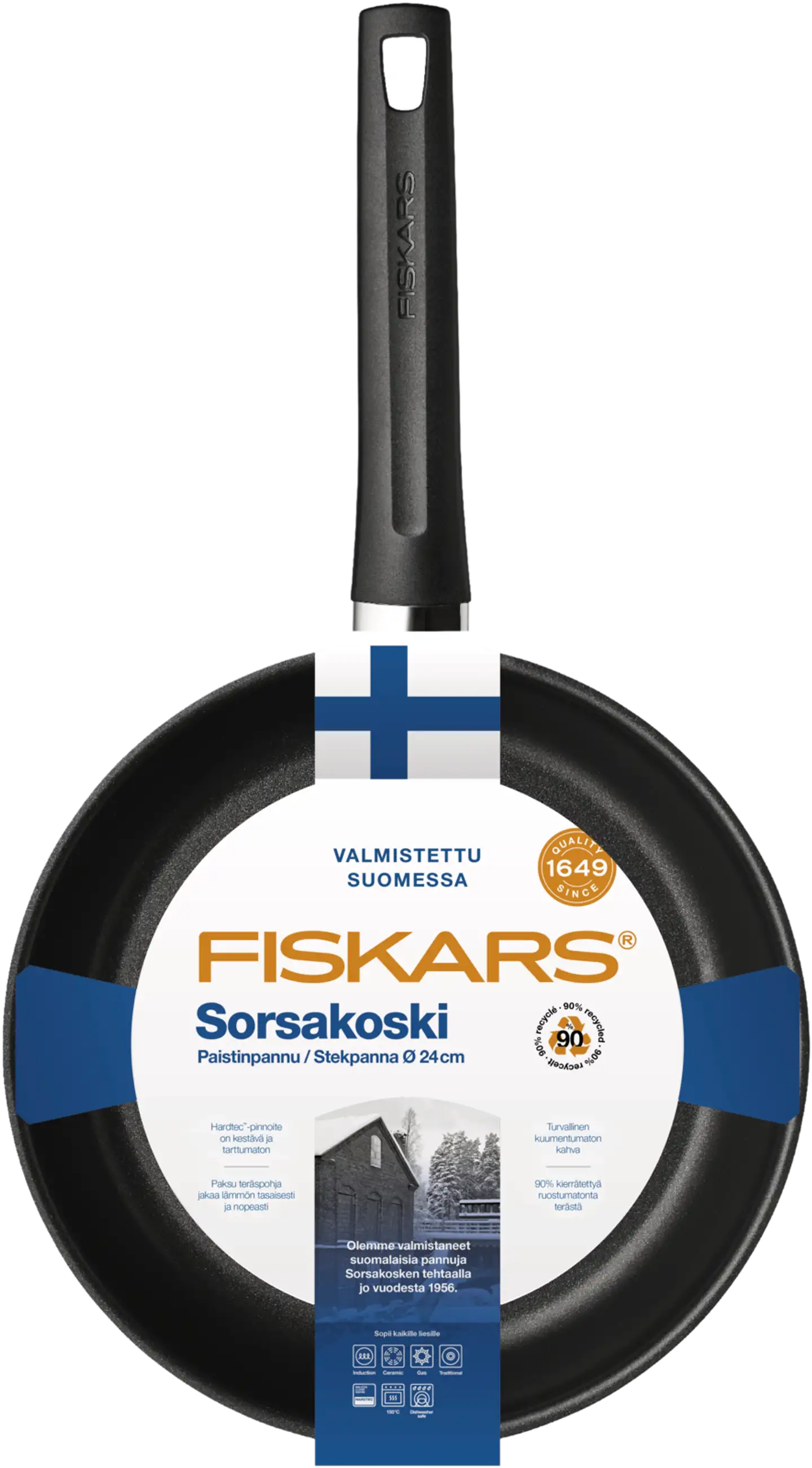 Fiskars paistinpannu Sorsakoski 24cm - 2