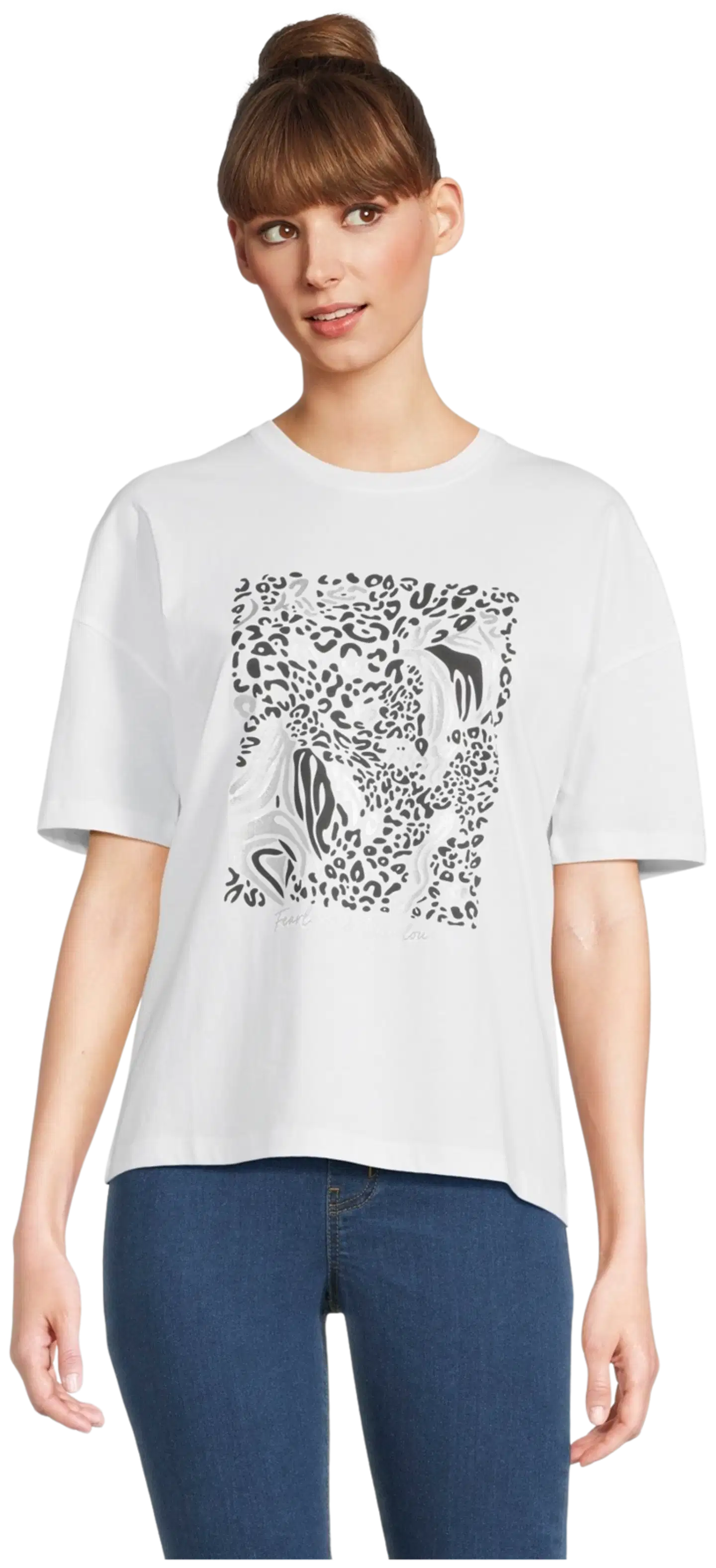 House naisten t-paita 213H262806 - print - 1