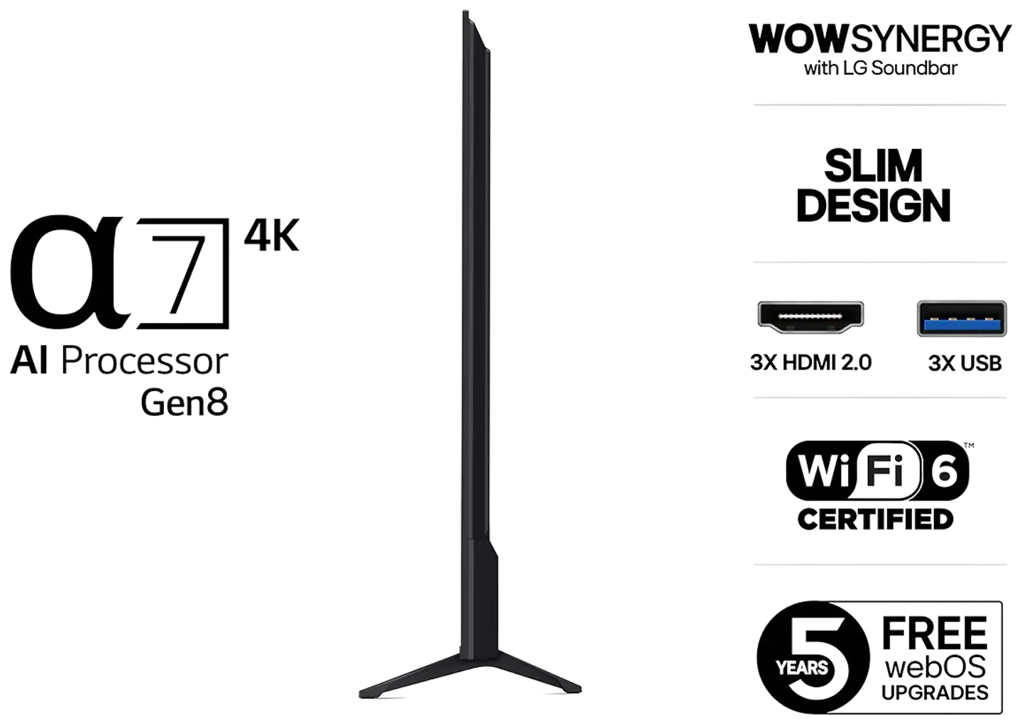 LG 86" 4K Smart LED TV 86UA75006LA - 3