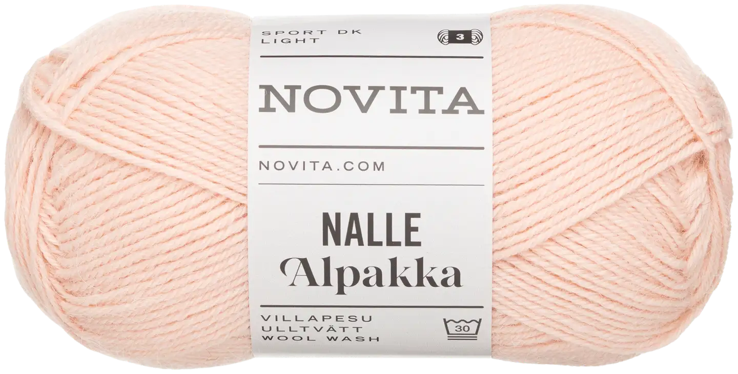 Novita lanka Nalle Alpakka 50g vaalea vanamo 5181 - 1