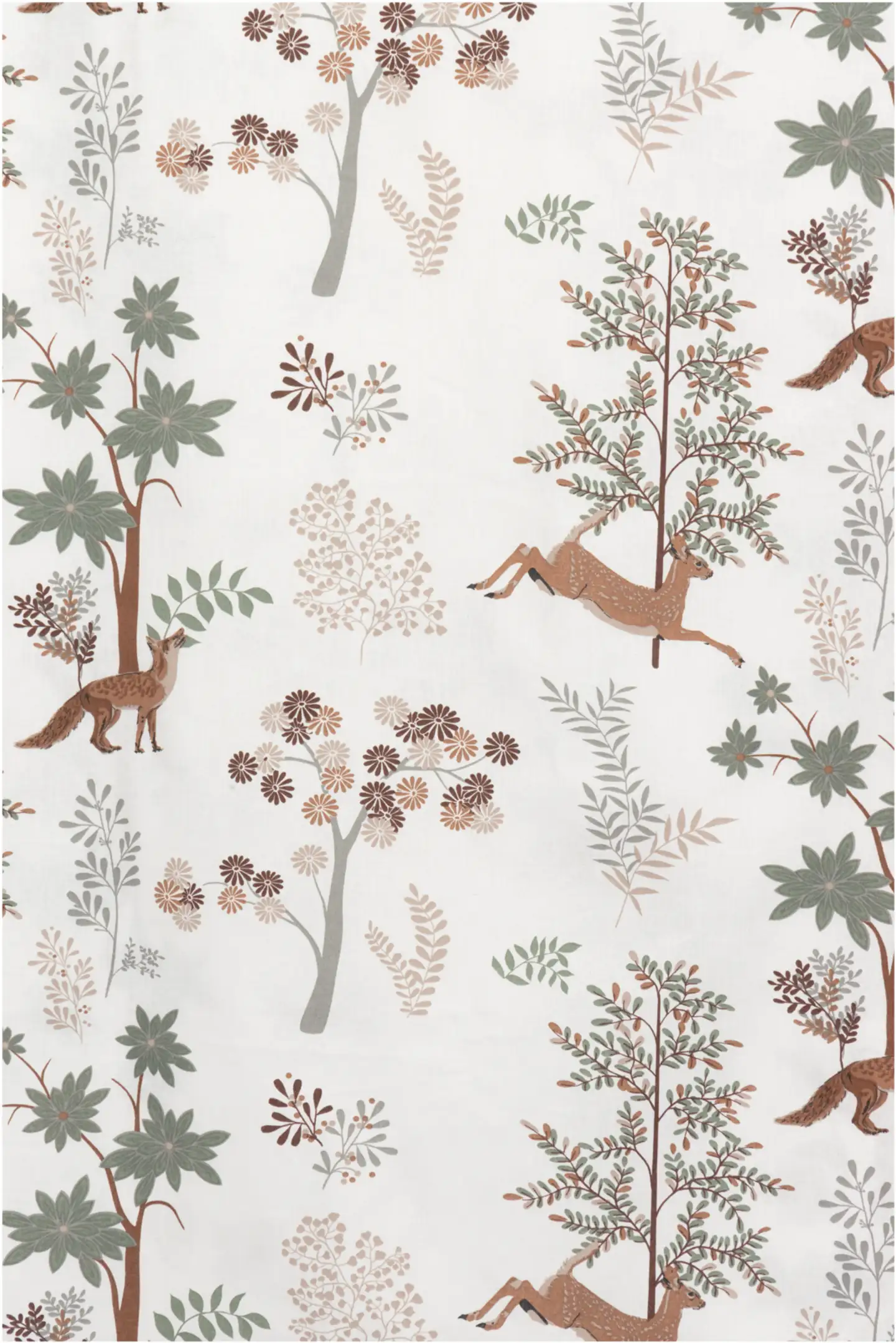 Ciraf lasten pussilakanasetti Fairytail Forest 120 x 160 + 40 x 60 cm vihreä/beige/harmaa/valkoinen - 3