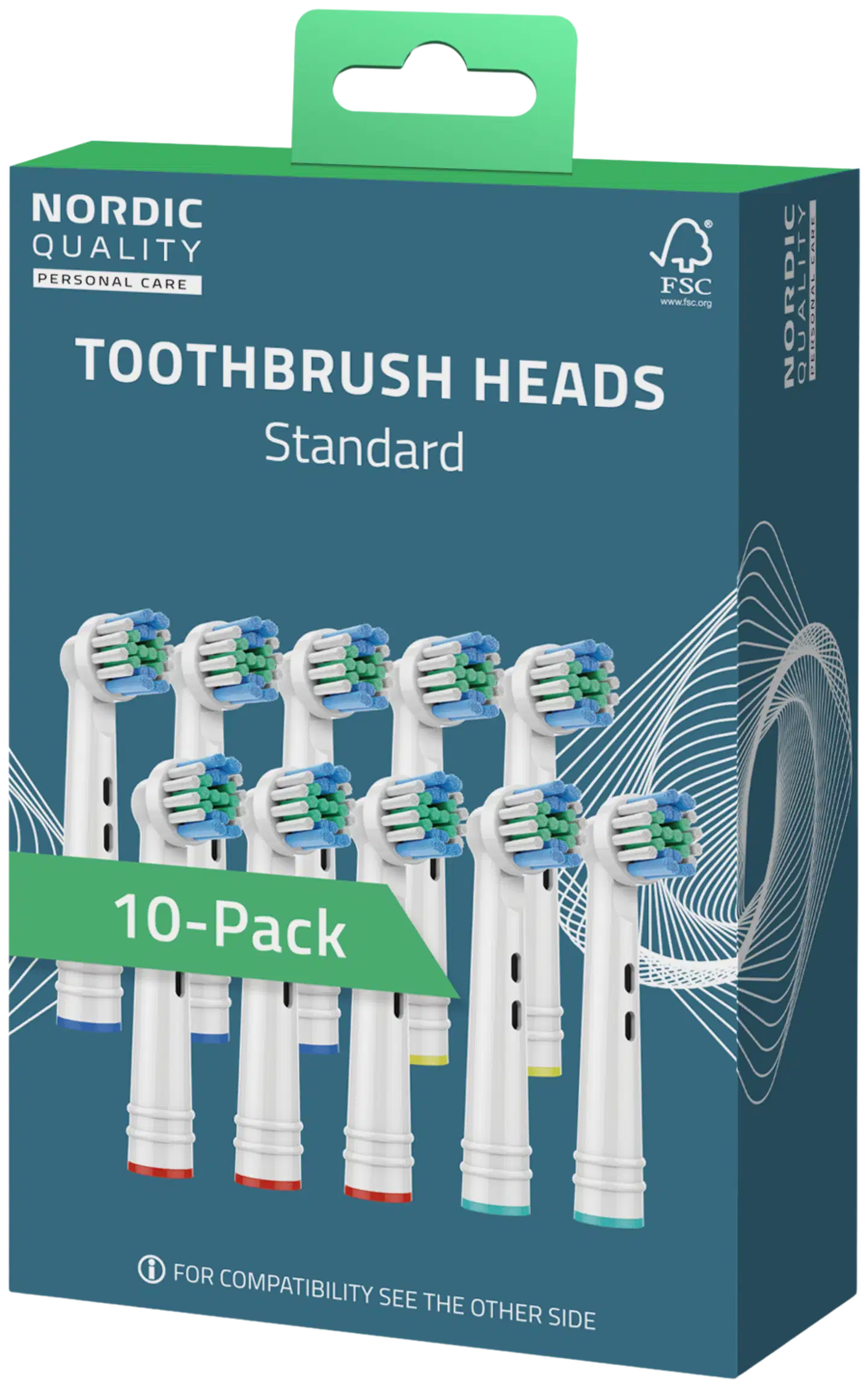 Nordic Quality Standard harjaspäät 10 -pack - 3