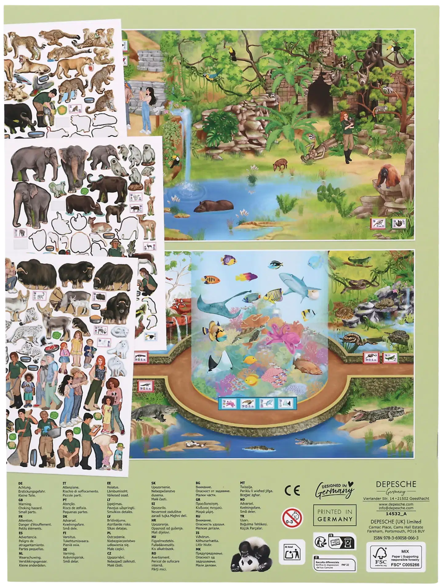Action & Fun Create your Zoo tarrakirja - 2