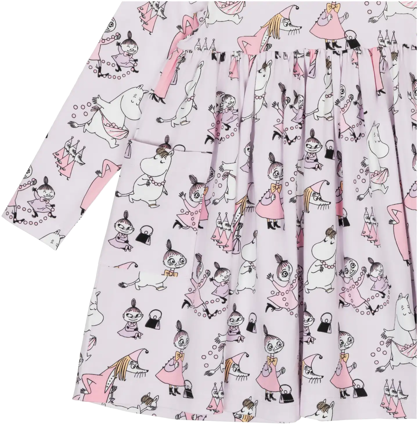 Muumi lasten mekko Helmileikki 591230 - liila - 3