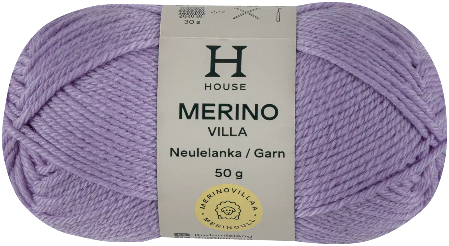 House lanka merinovilla 50g CNE-1833 lavendel lilac