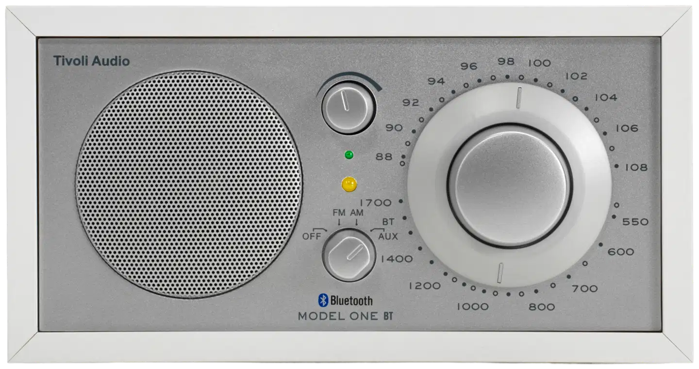 Tivoli Audio Bluetooth-pöytäradio Model One BT valkoinen/hopea - 1