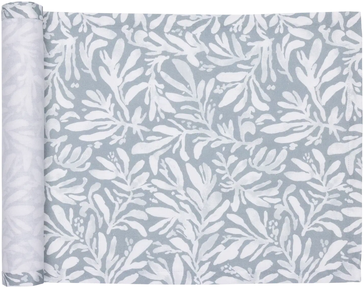Pentik Hetki akryylipinnoitettu kaitaliina 45x160 cm lehti vihreä - 1