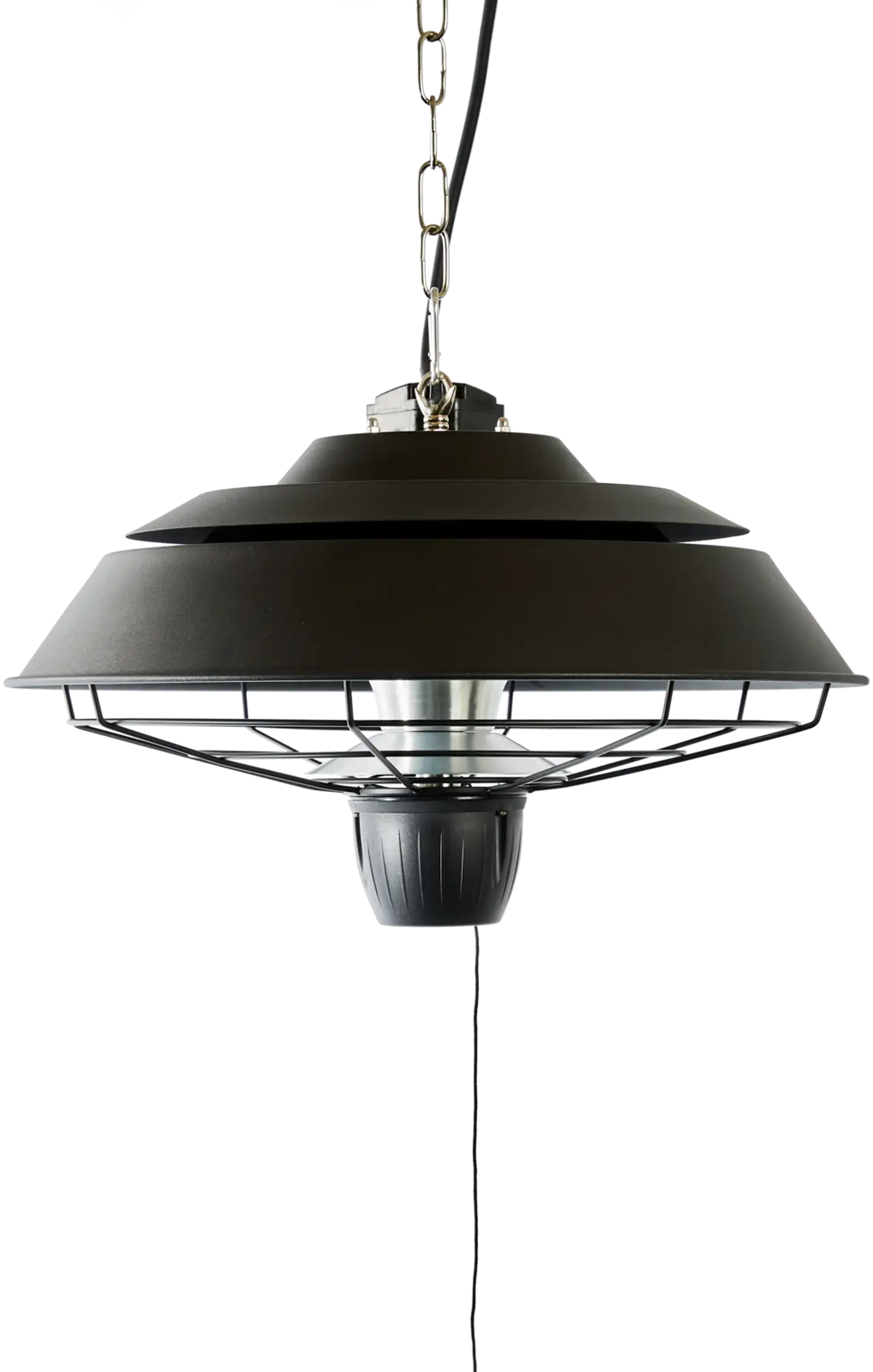 HORTUS Terassilämmitin ripustettava 1500 W, HA, Ø42 cm, musta - 6