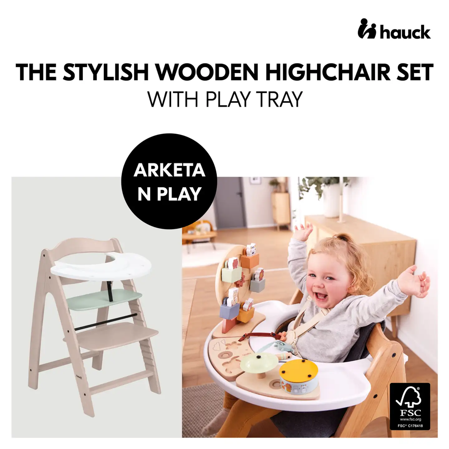 Hauck syöttötuoli Arketa N Play minttu - 20