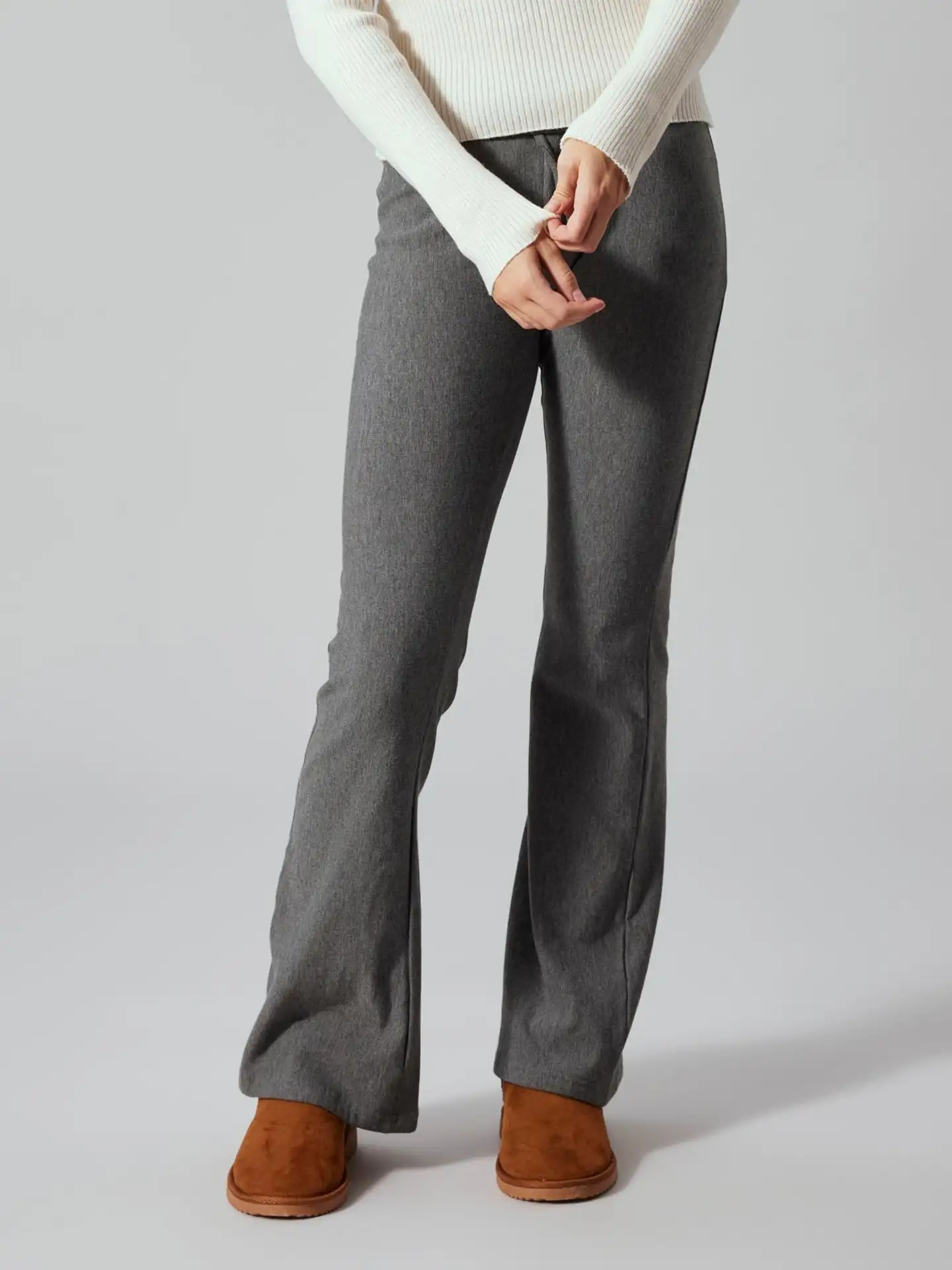 LMTD lasten housut - dark grey melange - 4