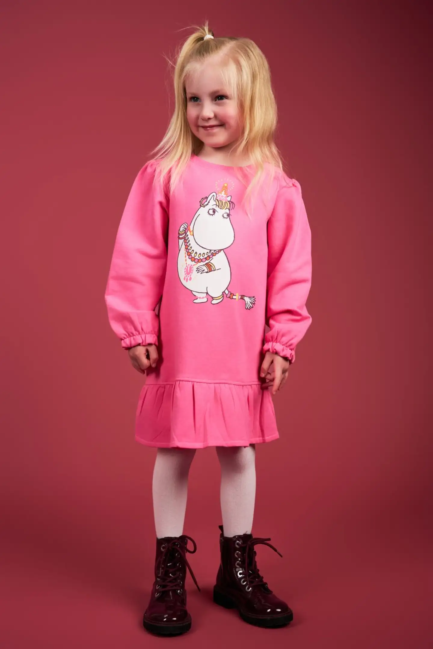 Martinex Muumi lasten mekko Niiskuneiti 588804 - Vaaleanpunainen - 3