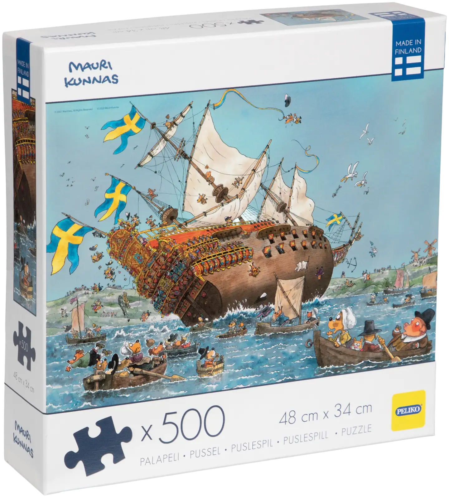 Peliko Mauri Kunnas palapeli 500 palaa Vasa-laiva - 1