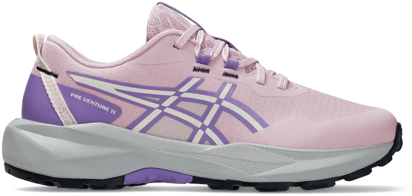 Asics Pre Venture 11 lasten polkujuoksukenkä - BARELY ROSE/FADED PLUM - 2