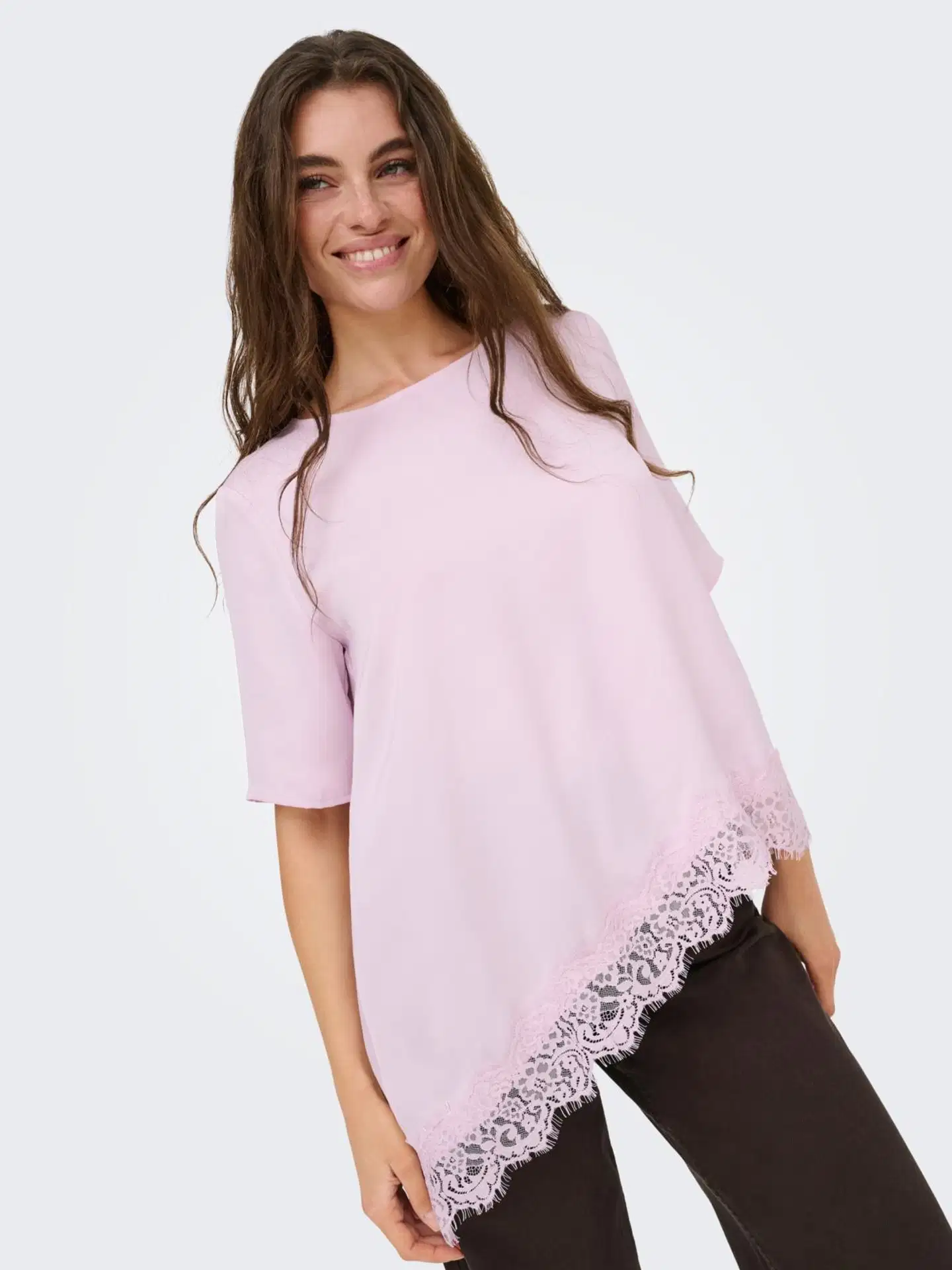 JDY naisten asymmetrinen paita Jdyurba - Winsome Orchid - 6