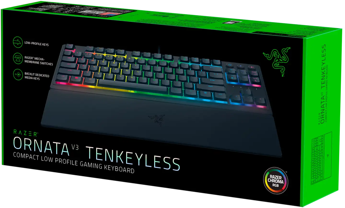 Razer pelinäppäimistö Oronata V3 RGB TKL - 4