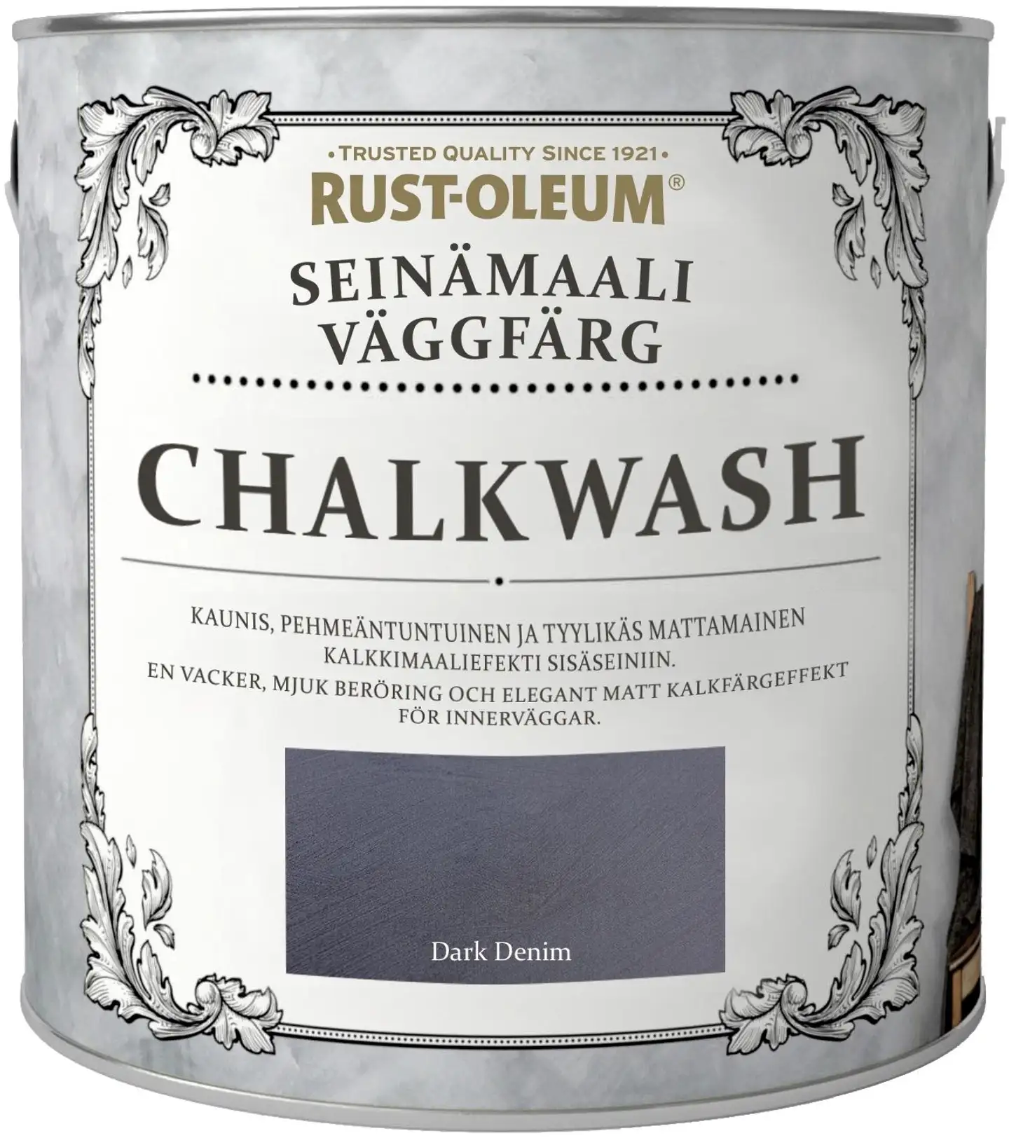 Rust-Oleum Chalkwash 2,5L Dark Denim Seinämaali - 1