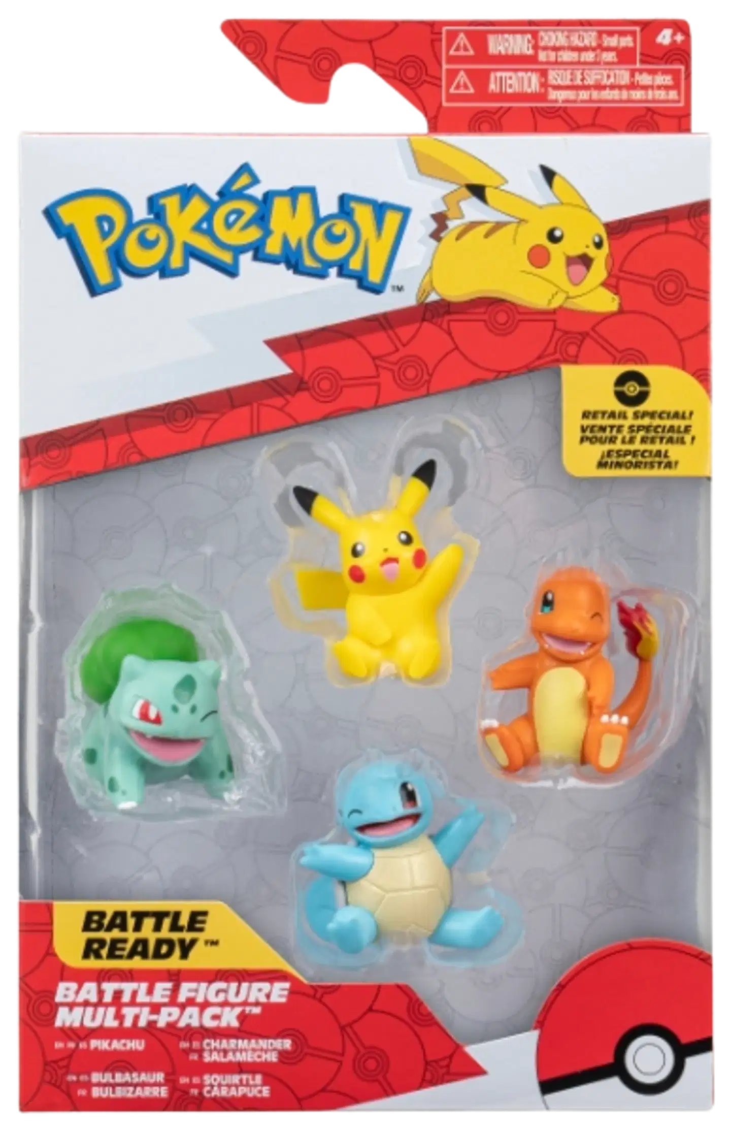 Pokémon Battle Figuuri 4 pack - 1