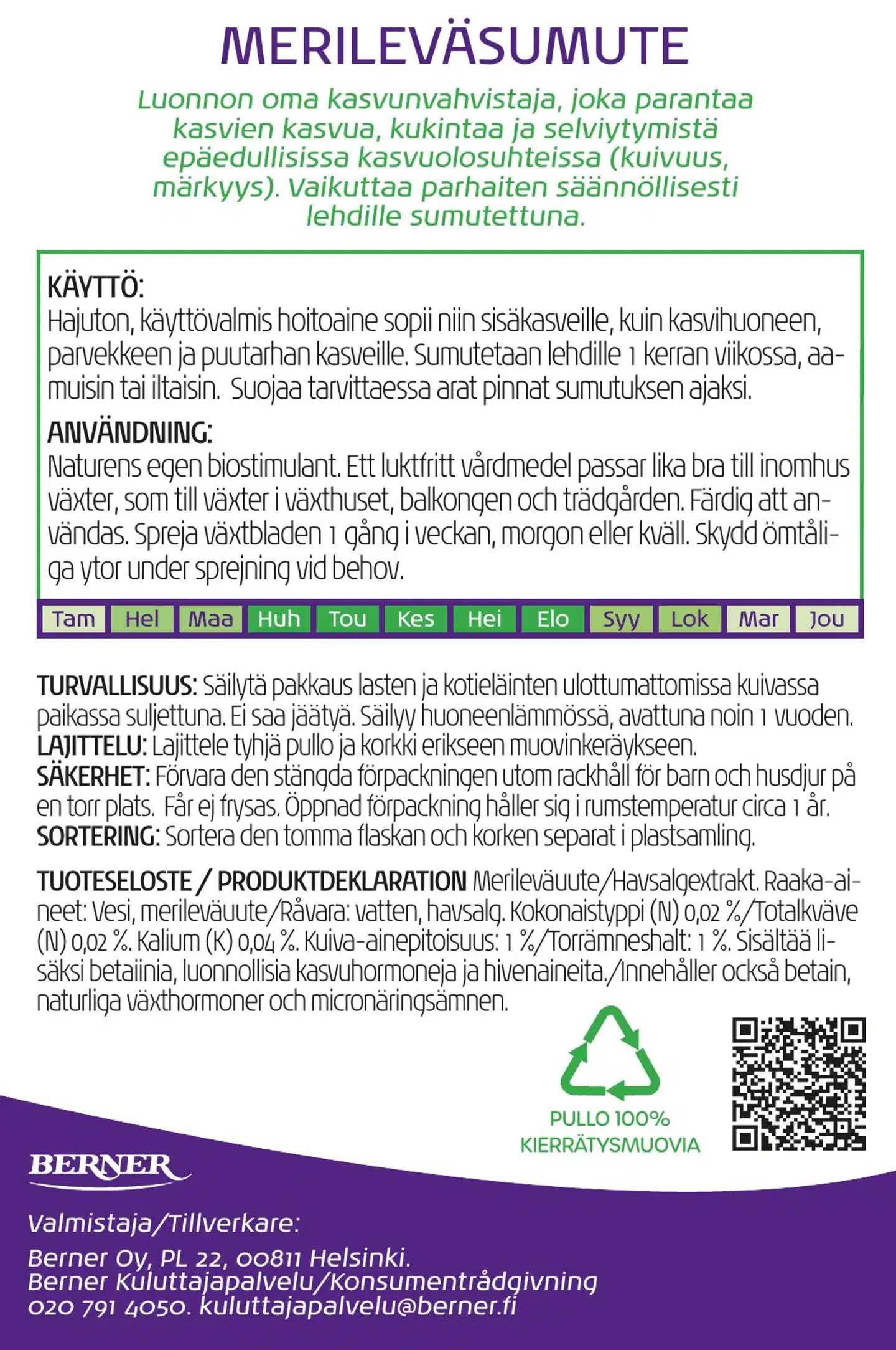 GreenCare merileväsumute 350 ml - 2